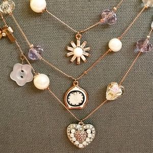 Betsey Johnson Jewelry - RARE Betsey Johnson Tiered Illusion Necklace Betsey Johnson Jewelry - RARE Betsey Johnson Tiered Illusion Necklace